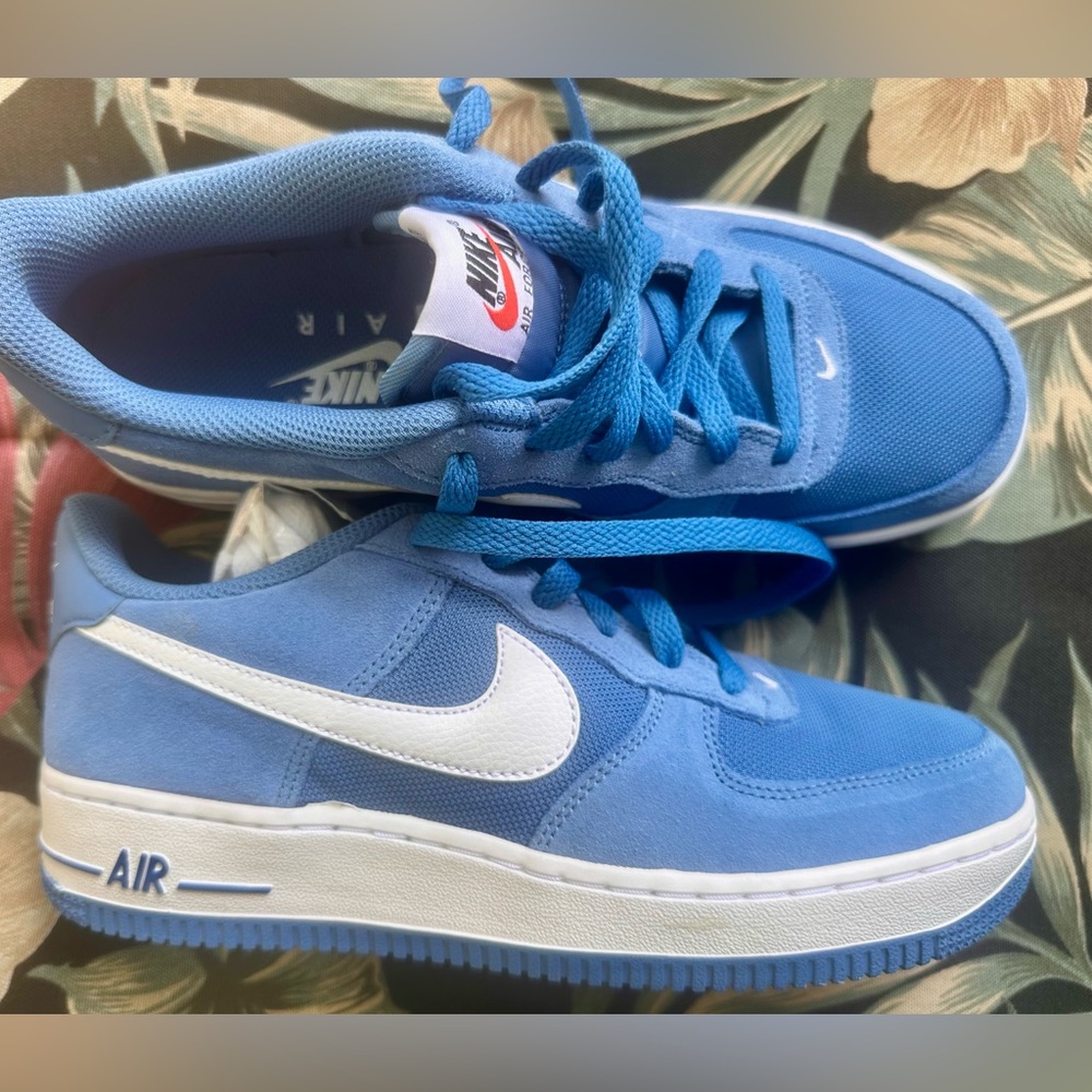 Nike Air Force One, Boys 👟 , Sky Blue Athletic Shoes